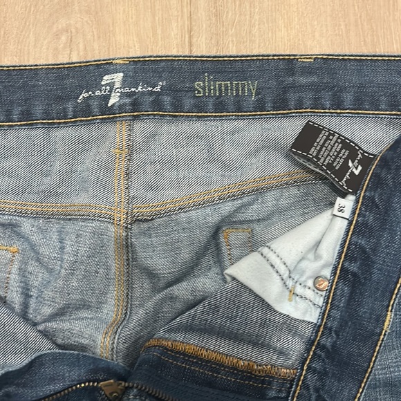 Men's 7 for all mankind slimmy jeans - Picture 3 of 6